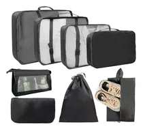 Organizador Maleta Set 8 Bolsas Casatua Viaje Equipaje Color 52049