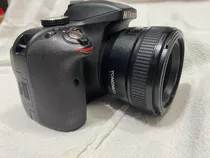  Nikon D3300 Dslr Cor  Preto,lente 50 Mm, 1.8