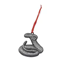 **adorno De Navidad Tema De Serpiente, Amuleto De Peltr...