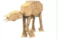 At-at Walker - Star Wars Inspired Quebra Cabeça 3d Miniatura