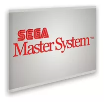 Placa Para Decoração Jogo Sega Master System