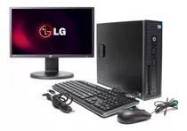 Monitor LG 20pol + Cpu Hp Core I3 4gb 120gb Ssd + 500gb