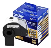 Etiqueta Brother Dk-1207 Dk1207 Redonda Cd/dvd 58mm Diâmetro