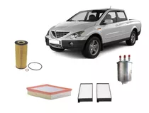 Kit De Filtros Ssangyong Actyon 2.0 2007-2012 Tibúron