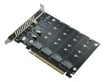 Suporte Adaptador Ssd M2 Nvme Para Pci-e 4.0 X16 4 Slots