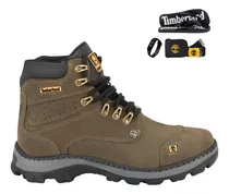 Bota Timberland Conforto Trabalho Sola Costurada +brindes