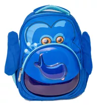 Mochila 3d Niños Infantil Escolar Jardin Animales Kawaii