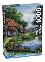 Quebra Cabeça Puzzle 1000 Peças Recanto Dos Cisnes Grow