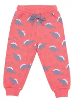 Pantalón De Buzo Bebe Full Print Rojo Corona