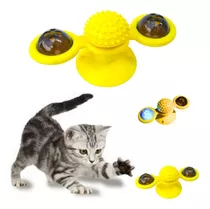 Brinquedo Giratório Divertido Gato Bolinha Catnip Pisca 
