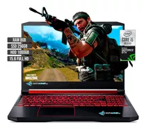 Portatil Acer Gamer Core I5 Ssd 256 Hdd 1tb Ram 8 Gtx 1650