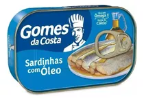 Sardinha Gomes Da Costa Óleo Lata Com 75g