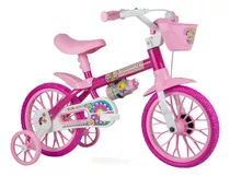 Bicicleta Flower Nathor Aro 12 Infantil Para Diversão Kids