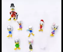 Set De Figuras Pato Aventuras, Tío Rico, Sobrinos De Donald