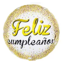 Globo Feliz Cumple 18'' - Pack X 10 Uni (05396)