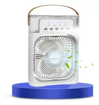 Ventilador Umidifcador Ar Condicionado De Mesa Led Usa Gelo