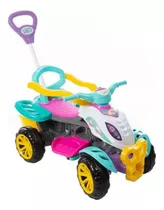 Quadriciclo Carrinho De Passeio Com Pedal Menino Menina Bebê