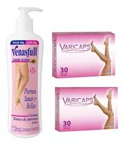 Kit Crema Venasfull, Varicaps Para Piernas Sanas Y Bellas 