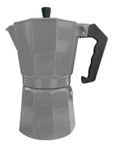 Cafetera Italiana Moka De 12 Tazas Color Negro