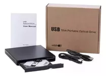 Leitor De Dvd Para Computador E Notebook Com Usb 2.0 Cd