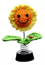 Jh Shaking Car Accessories Girasol Bobble Head Hecho A Mano