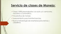 Clases Particulares De Manejo De Auto