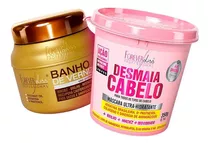 Forever Liss Desmaia Cabelo 350g + Banho De Verniz 250g