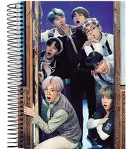 Caderno ´bts Kpop 10 Matérias 200 Folhas Universitário