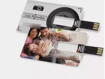 50 Un Pen Drive Cartão ( Pen Card ) 4gb, Personalizados