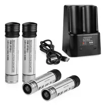 4 Baterias De Litio 3,6 V P/black & Decker Vp100 + Cargador