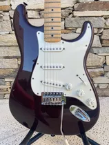 Fender Stratocaster Std Midnight Wine 2010 Mexico Con Funda.