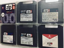 Lote 6 Diskettes Zip 100 Mb