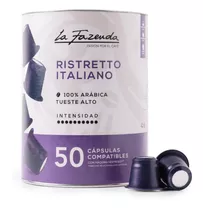 Cápsulas Compc/ Nespresso La Fazenda Ristretto Italiano X 50
