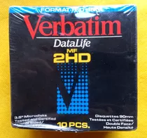 Verbatim Datalife 2hd 1.44mb Cx.c/10 Disquetes Bazar Mks