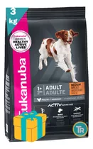 Ración Perro Eukanuba Adulto Raza Med + Obsequio Y E. Gratis