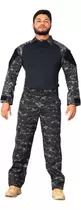 Farda Completa Combat Shirt Multicam + Calça Tatica Airsoft 