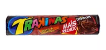 Kit Com 10un Biscoito Recheado Mais Chocolate Trakinas 136g