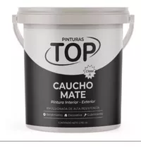 Pintura De Caucho Top Mate Gris Cemento  Cuñete 