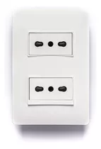 Enchufe Doble 2p+t 10/16a Bip 250v Blanco Bticino Pu1280