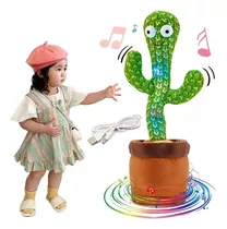 Cactus Bailarín Que Habla Juguete Peluche Español Recargable