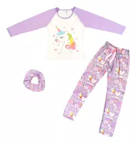 Pijama Niña Ropa De Dormir Unicornio Blusa Y Pantalón Dormir