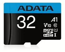 Tarjeta De Memoria Adata Ausdh32guicl10a1-ra1  Premier Con Adaptador Sd 32gb