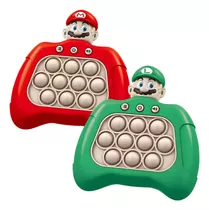 2 Máquina Juegos Quick Push Juguete Pop Its Para Mario Bross
