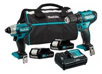 Kit Makita Clx228 Taladro Percutor Hp333d + Atornillador De 