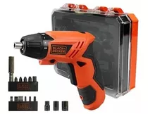 Atornillador A Bateria Black Decker Kc4815k + 13 Accesorios Color Naranja Claro Frecuencia 50