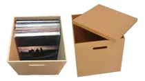  Caixas Para Discos Lp Vinil Decoração Mdf Cru Organizadora