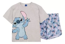 Pijama Dama Lilo Y Stitch Adulto Disney Oficial Ohana