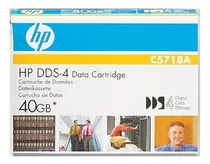 Fita Dat Hp C5718a - Dds-4  Data Cartridge  40gb  - Original