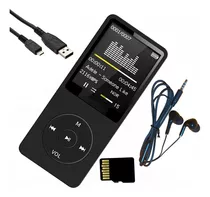 Mp3/mp4 Player Slim Stereo Bluetooth Rádio Fm Multimídia Lcd