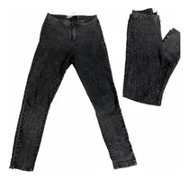 Pantalon De Jean Tipo Calza Con Bolsillos Talle 40